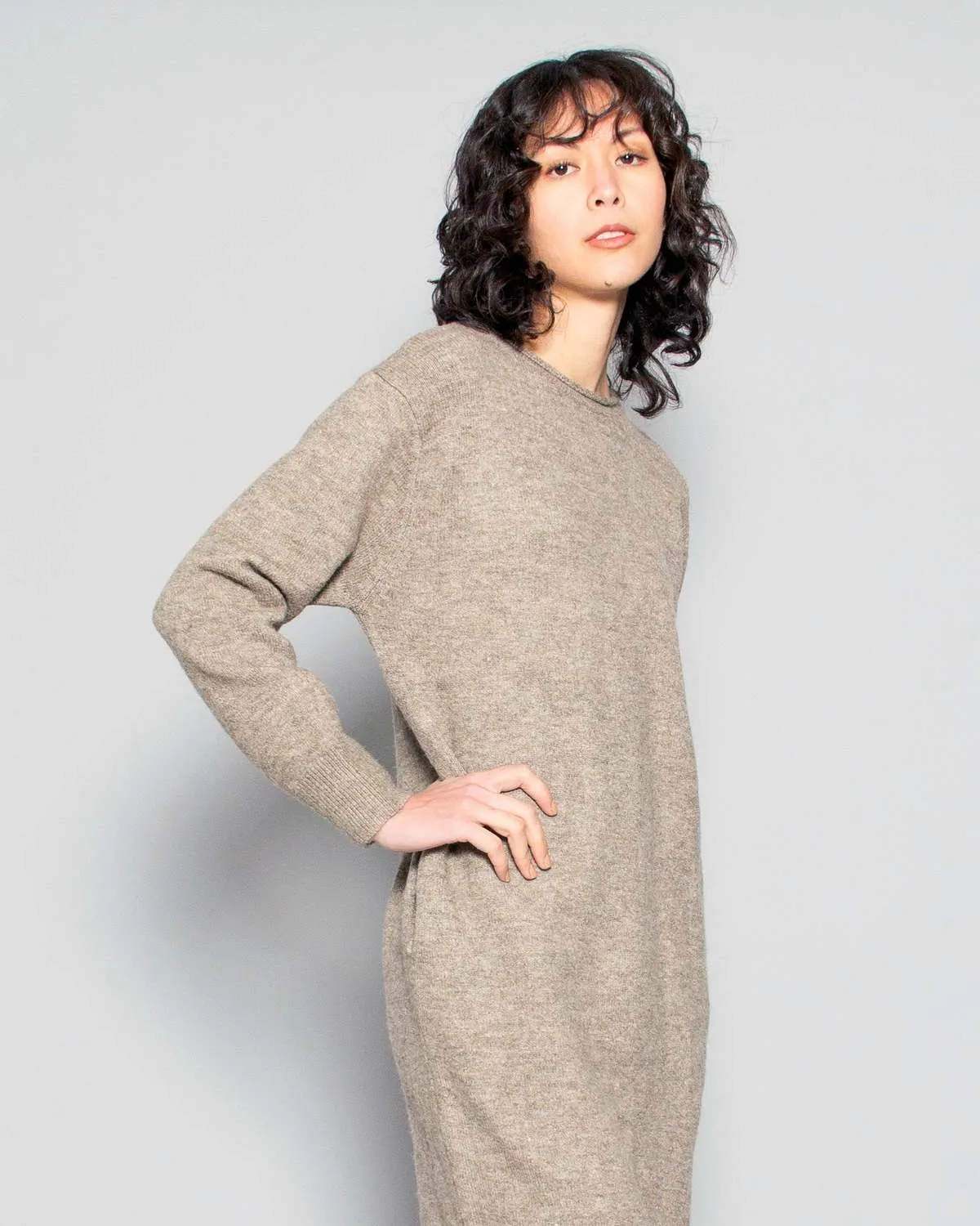 Lars Midi Sweater Dress - Mocha