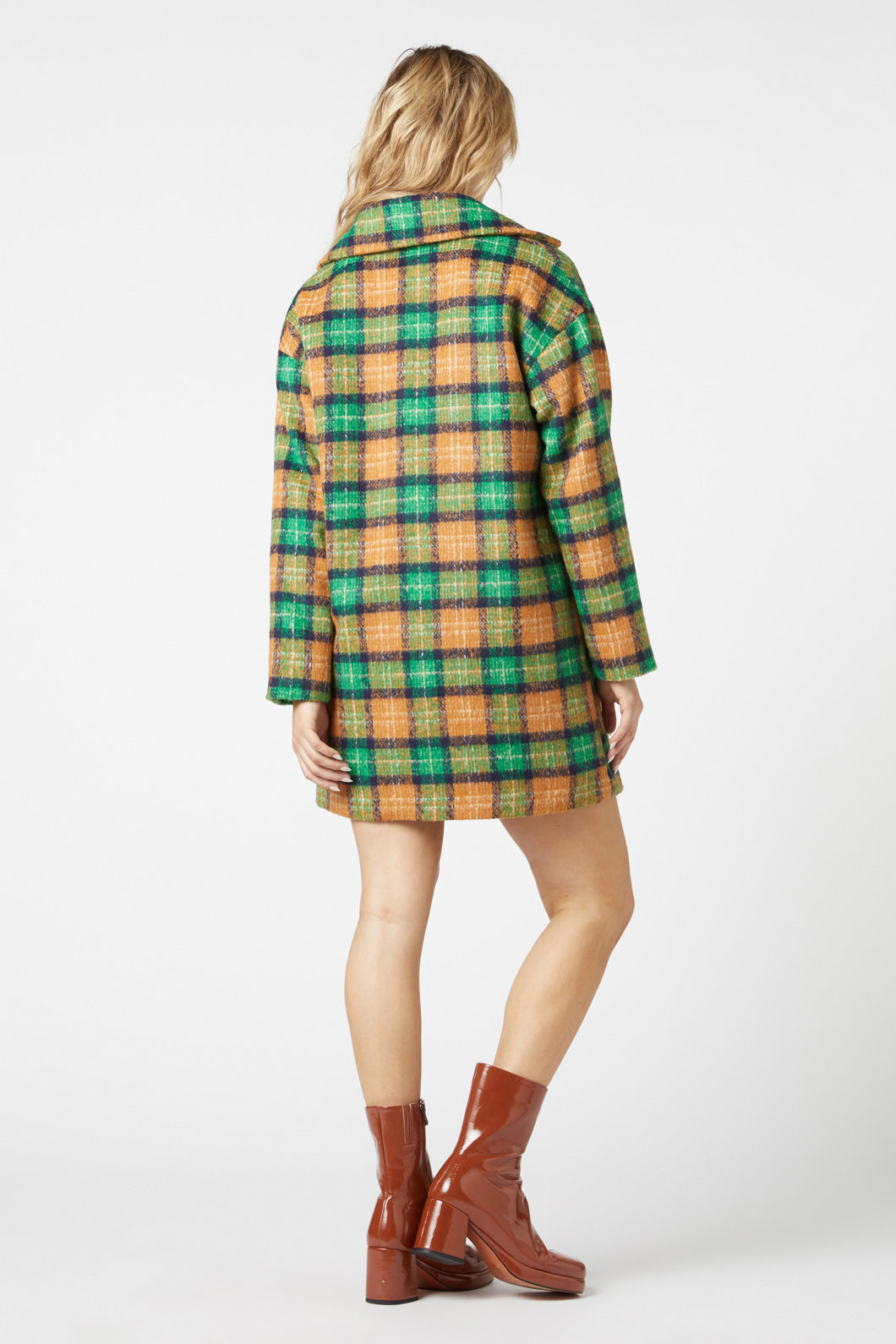 Maddison Check Coat