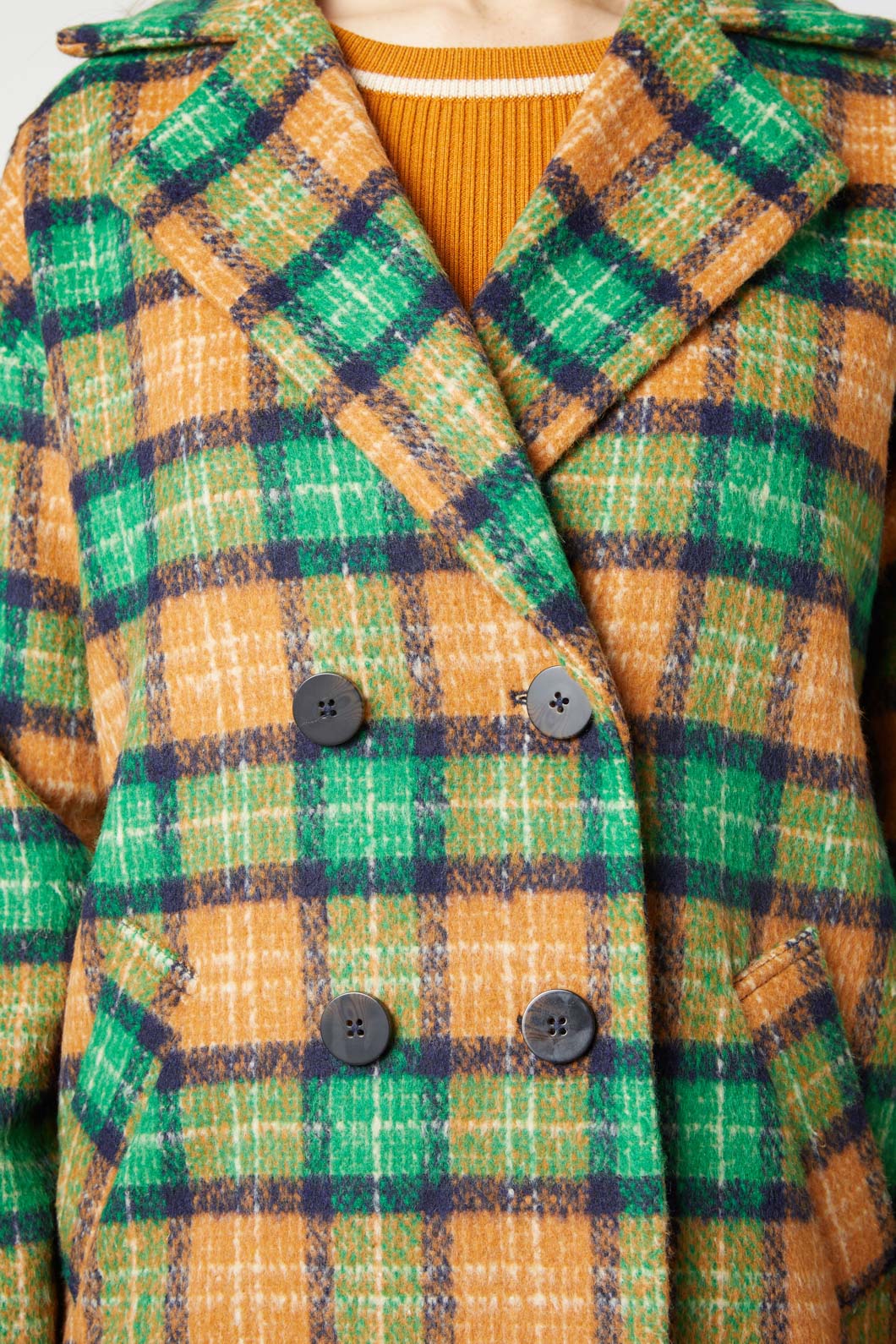 Maddison Check Coat