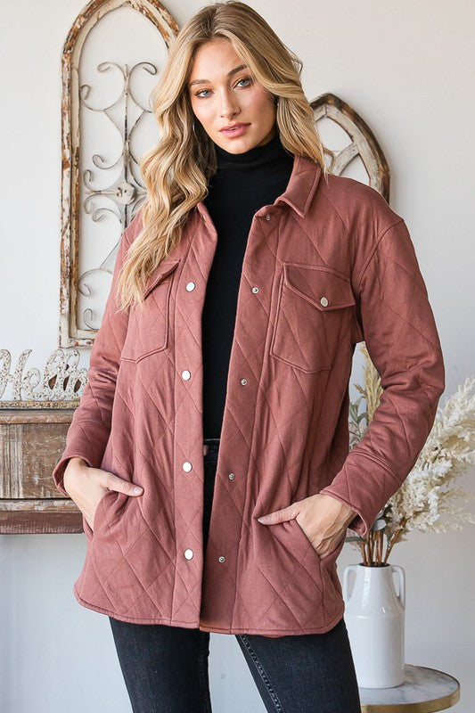 Mauve Shacket