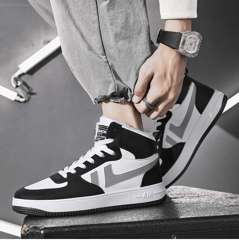 Men's Casual High-Top Winter Breathable Sports Sneaker Shoes