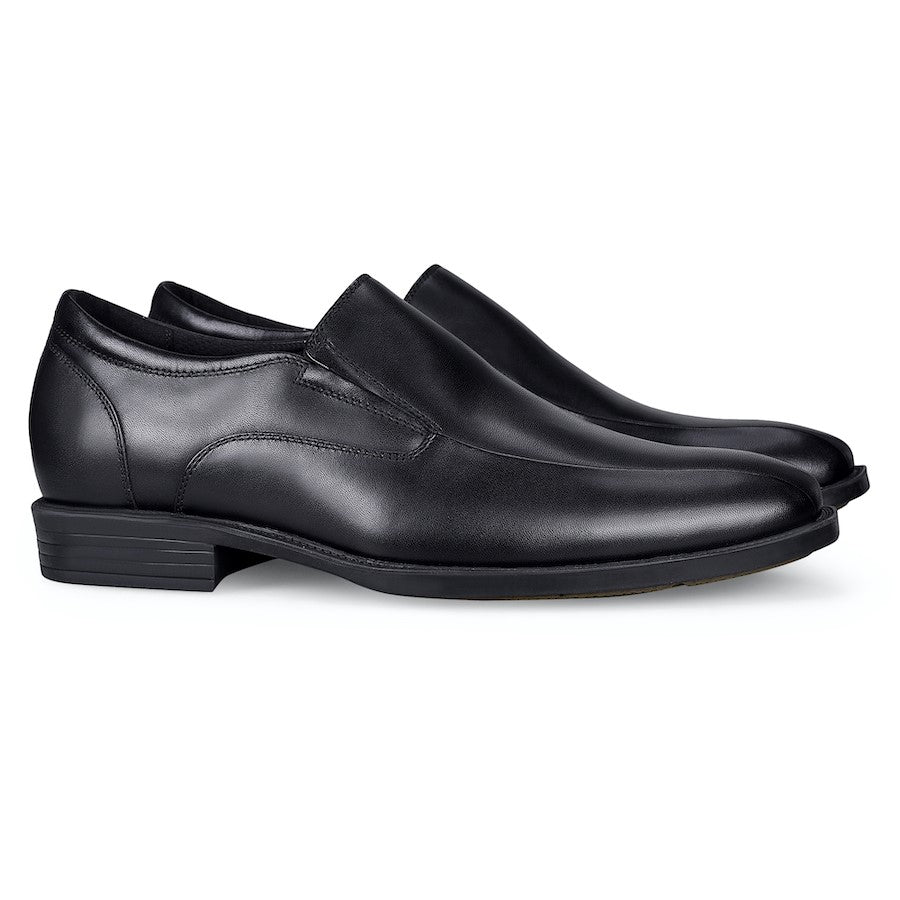 Mens Julius Marlow Notorize Black Leather Work Slip On Formal Dress Shoes