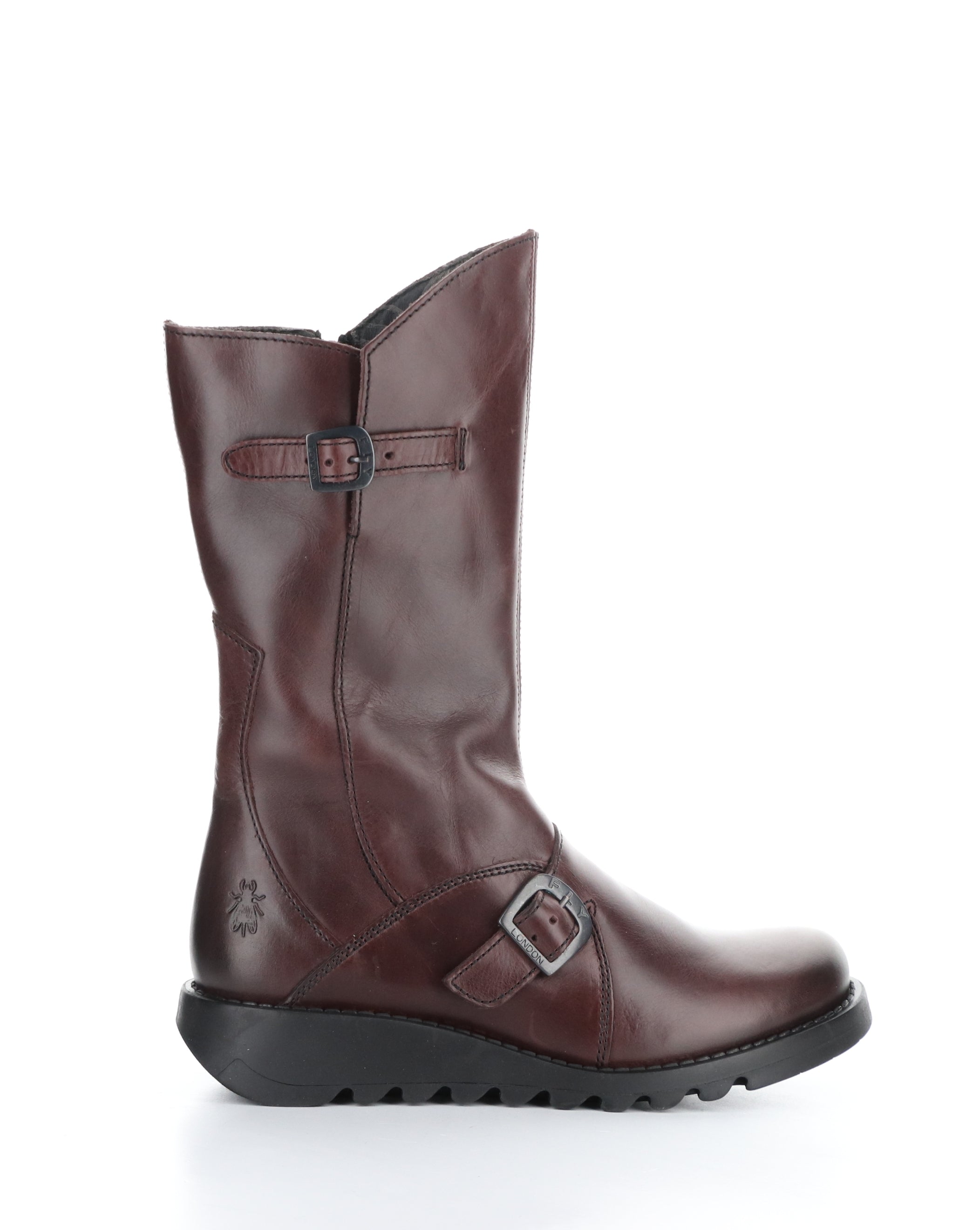 MES913FLY 032 WINE Round Toe Boots