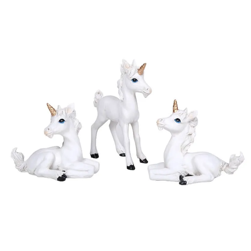 Mini Unicorn Trio Figurines