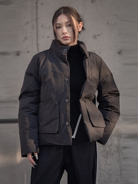 Mitsuki Puffer Coat - Black