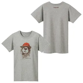 Montbell T-Shirt Women's Pear Skin Cotton T Bear - UV Cut