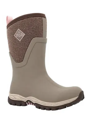 Muck Boots Brown Arctic Sport Mid Wellington Boots | Grattan