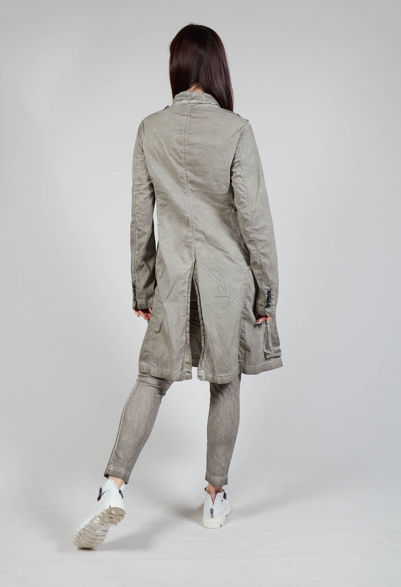 Multi-Pocket Coat in Hay Cloud