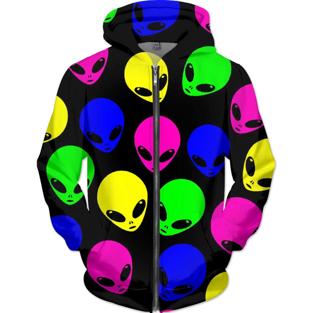 Neon Alien Hoodie