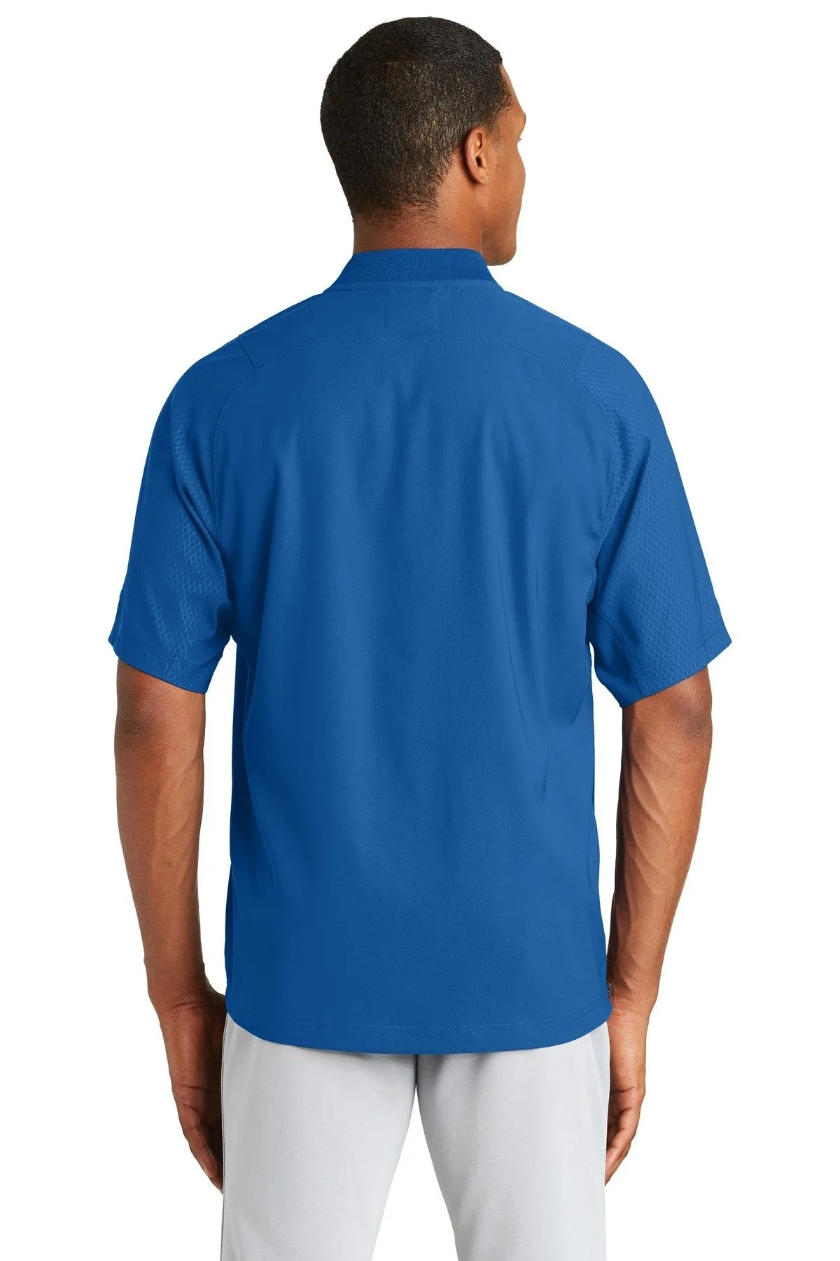 New Era Cage Short Sleeve 1/4-Zip Jacket NEA600 Royal