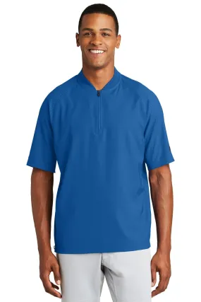 New Era Cage Short Sleeve 1/4-Zip Jacket NEA600 Royal