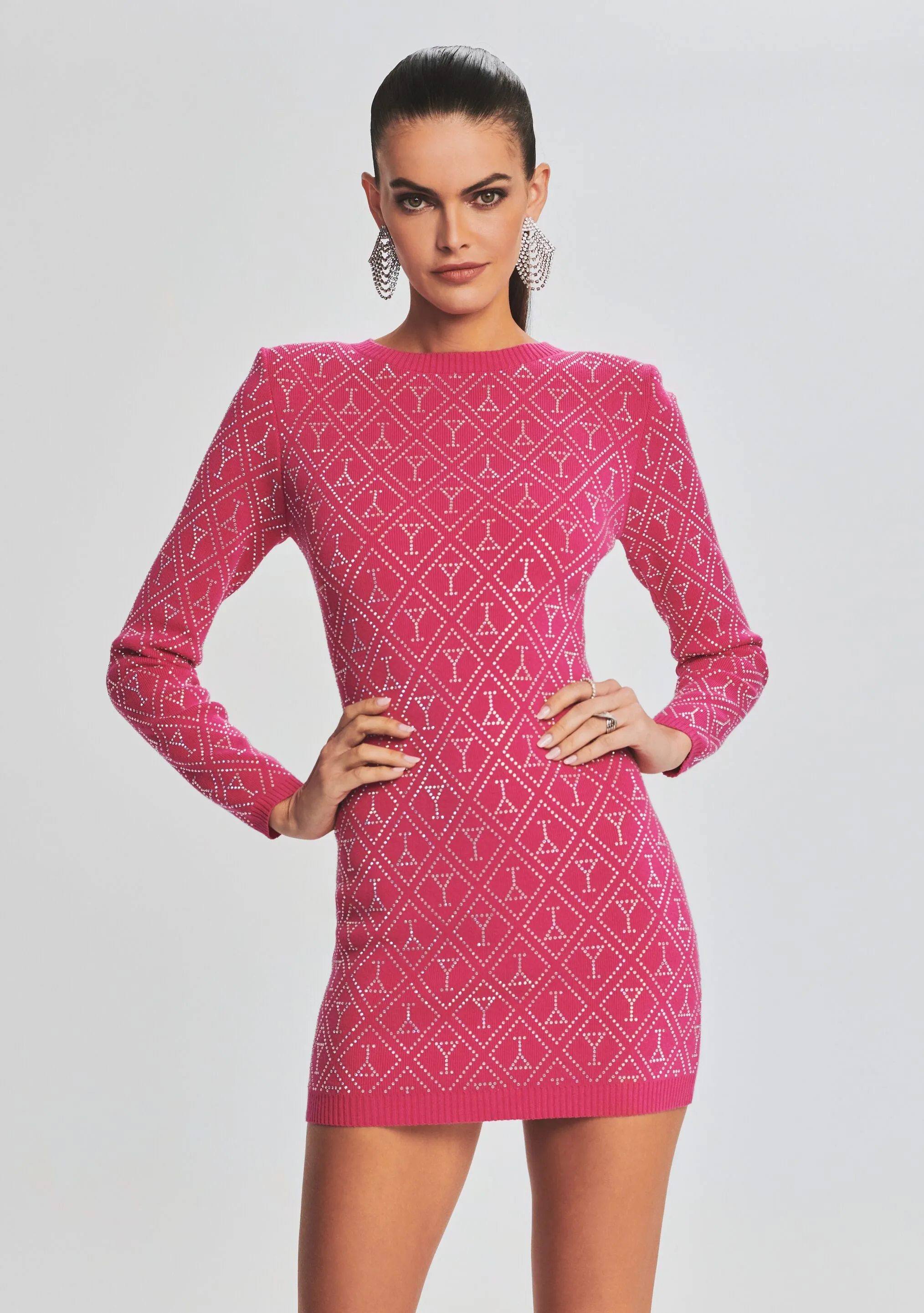 Palmer Embellished Sweater Dress