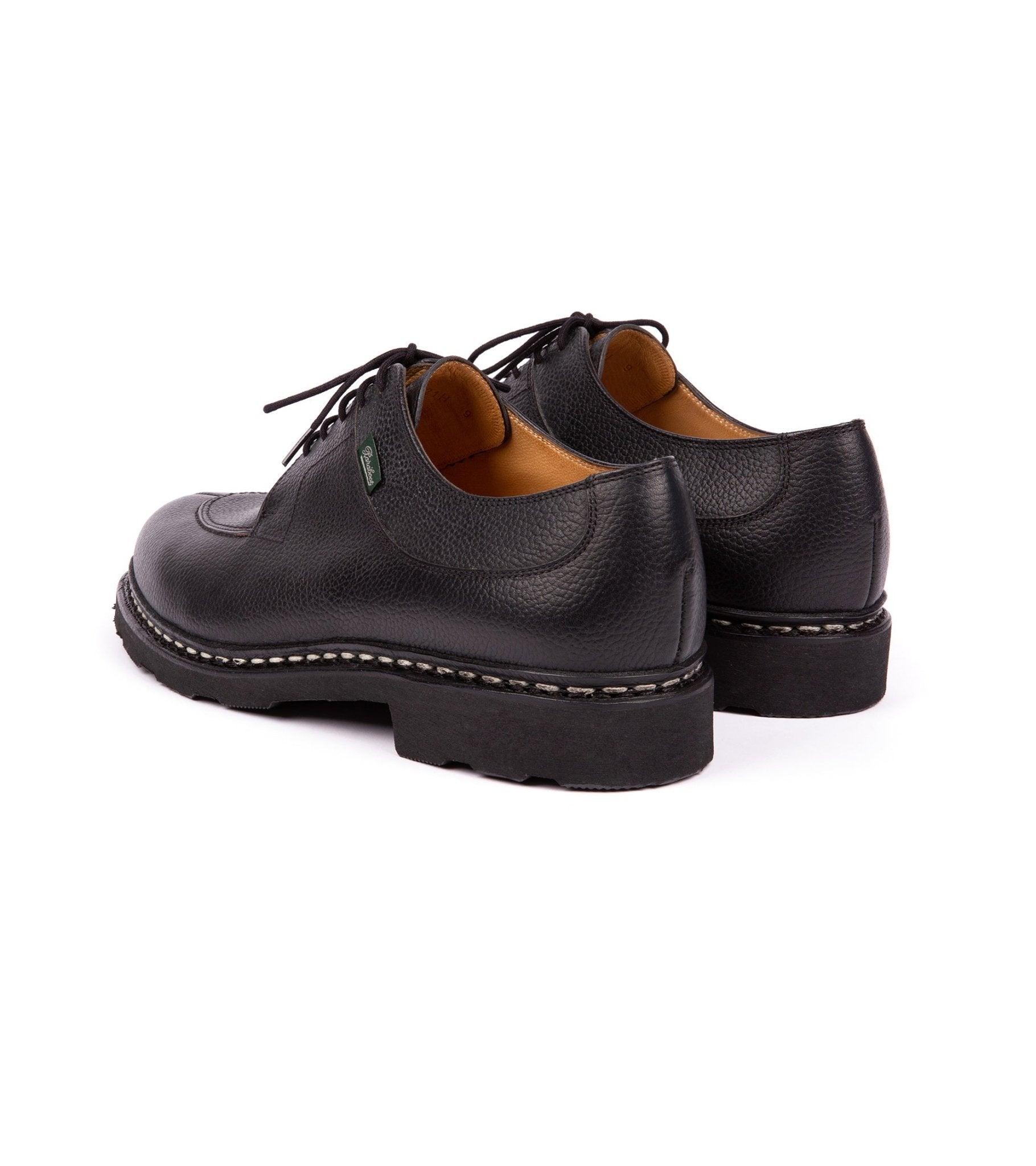 Paraboot Avignon Grain Leather Shoe: Noir