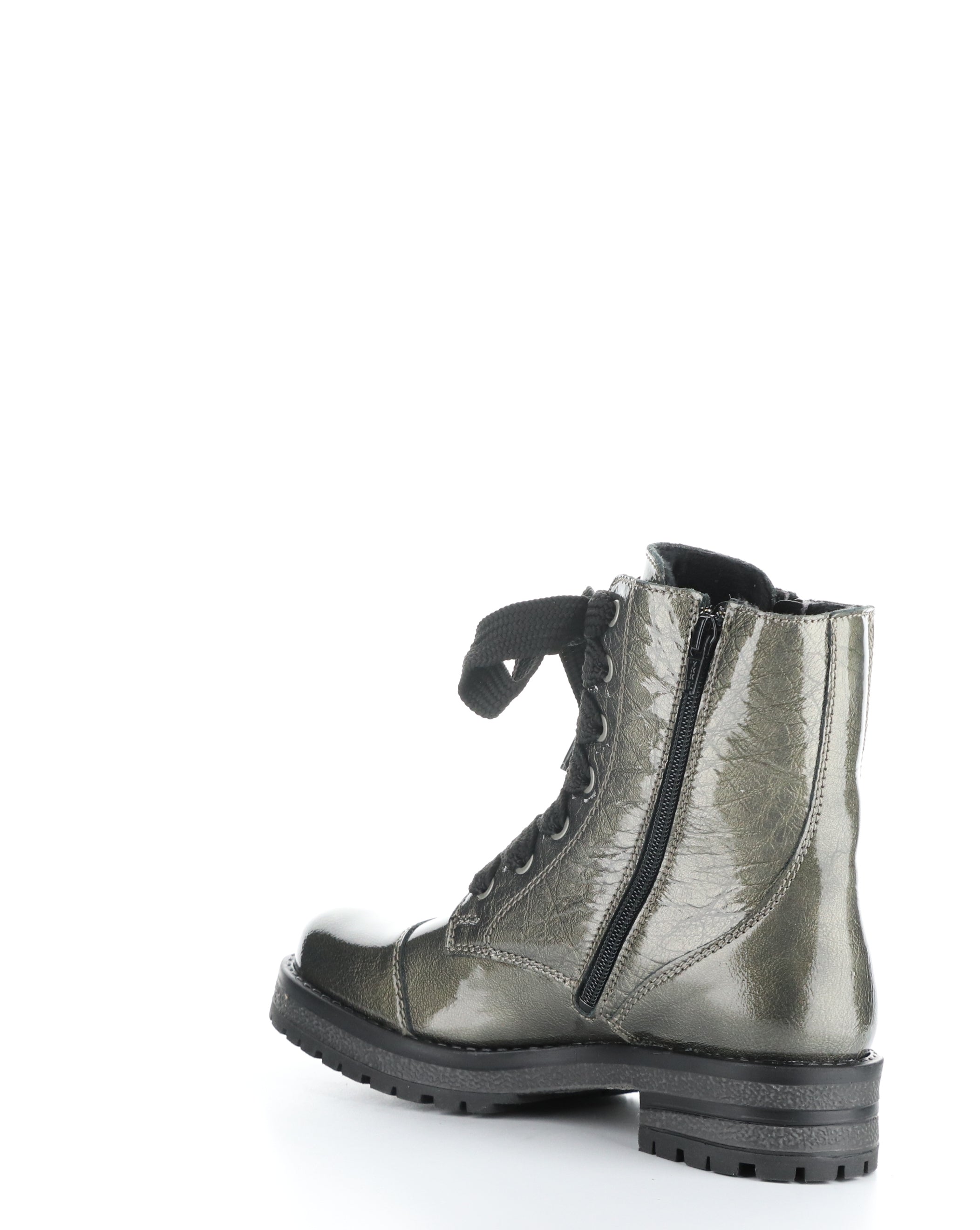 PAULIE PEWTER Round Toe Boots