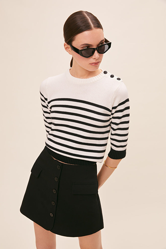 PEROZA STRIPE SWEATER