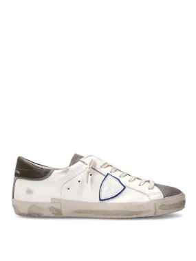 Philippe Model Sneaker Uomo Prsx Low Bianco Antracite