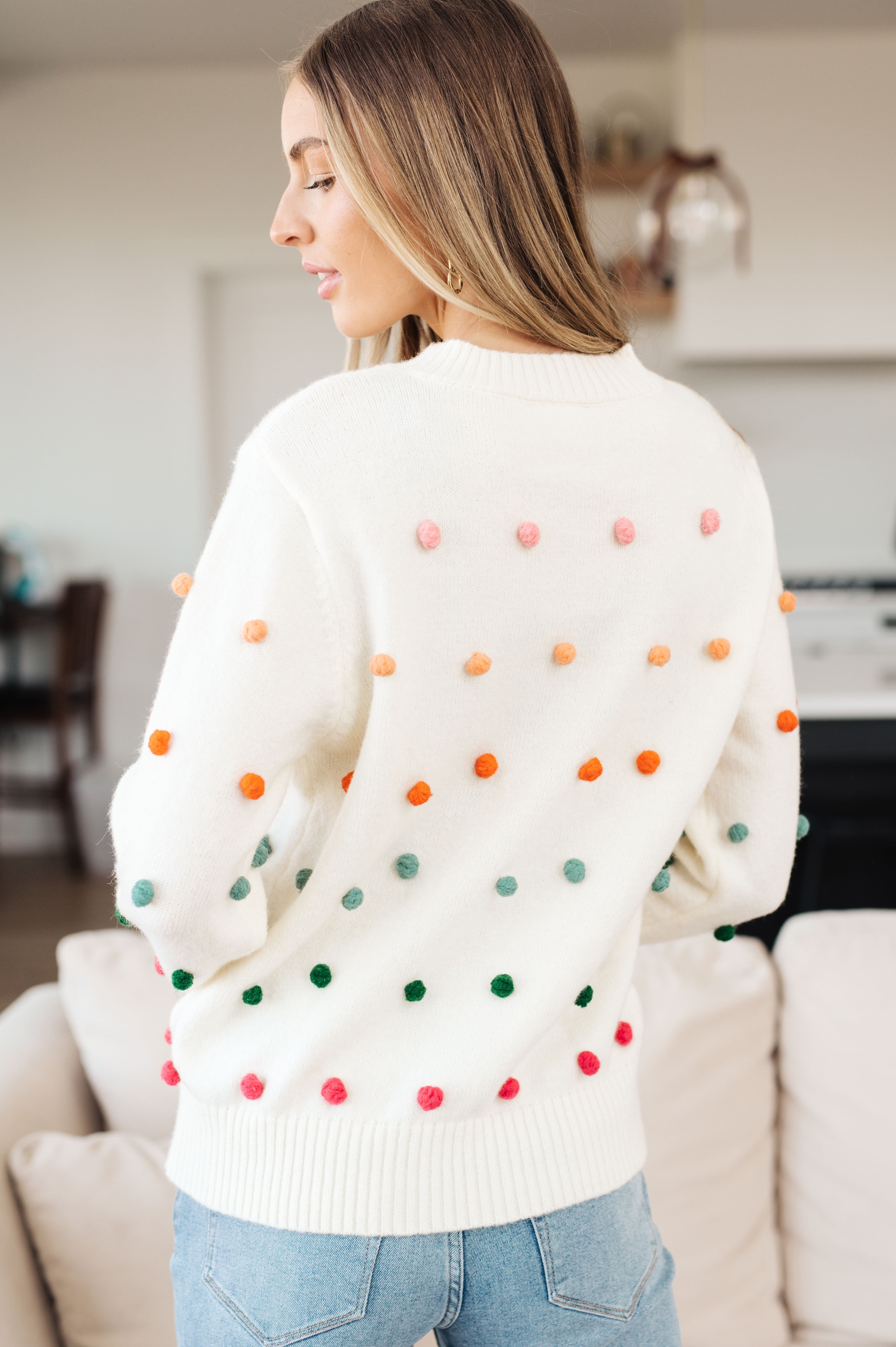 Pom Detail Sweater