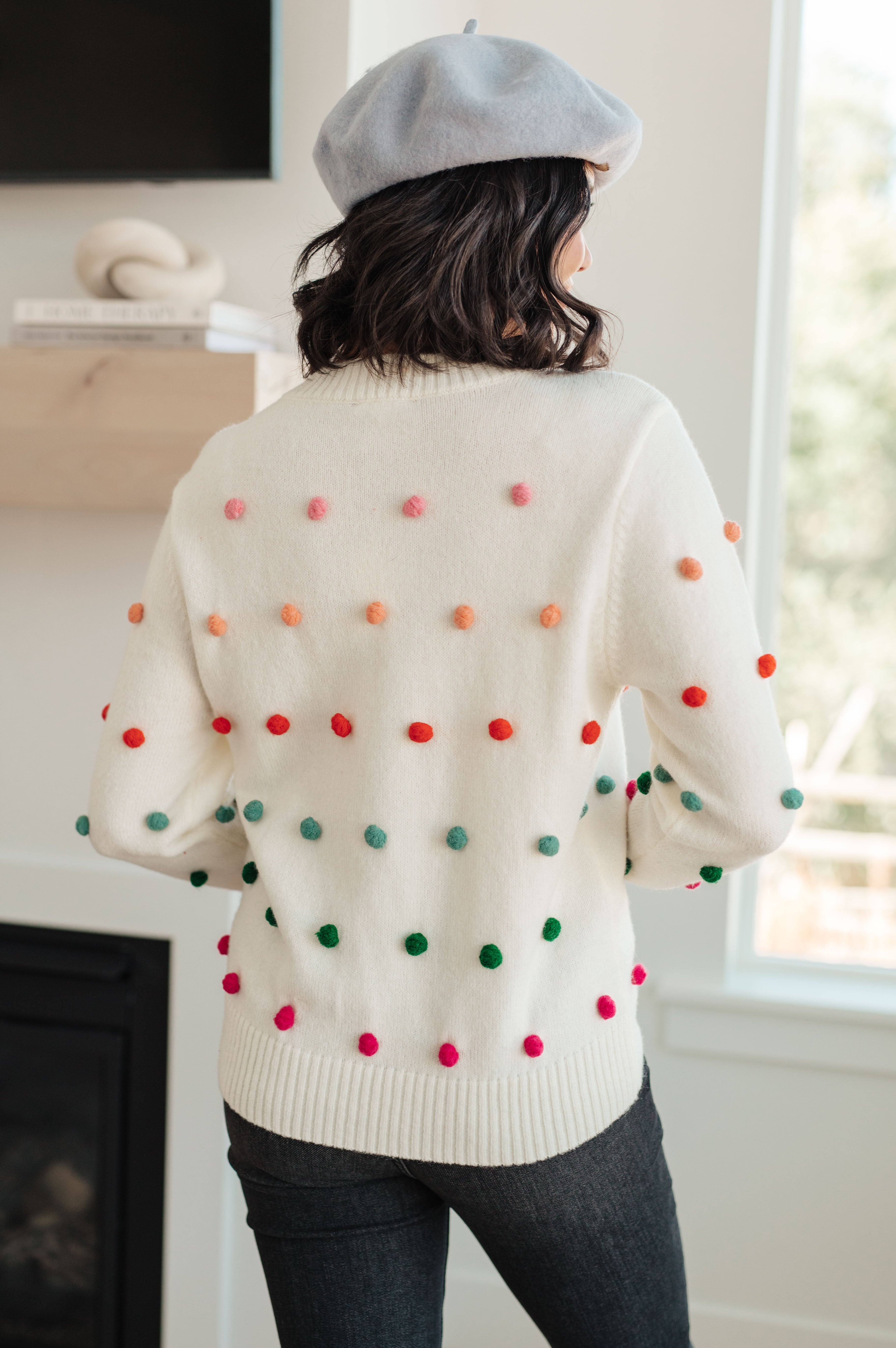 Pom Detail Sweater