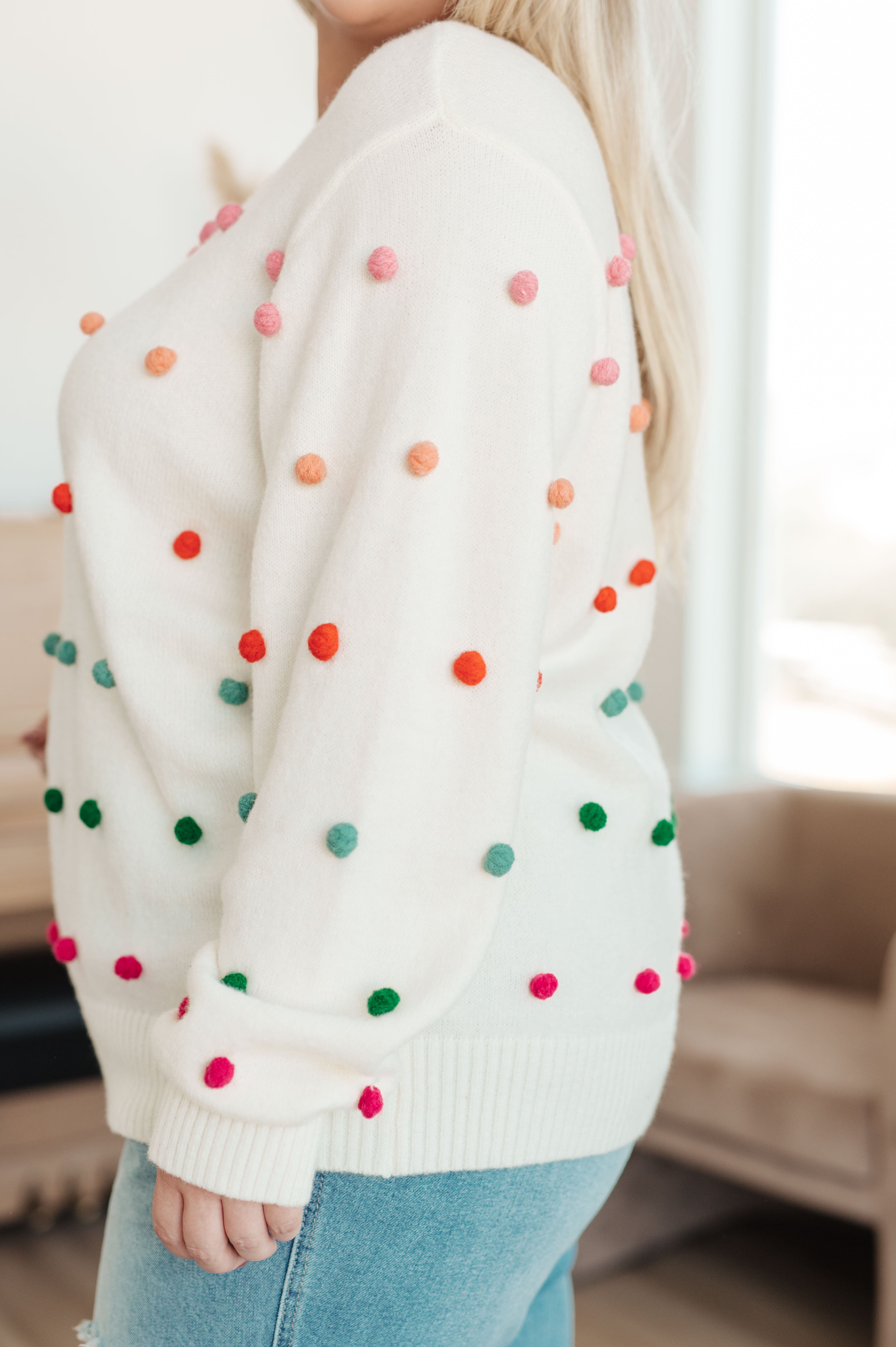 Pom Detail Sweater