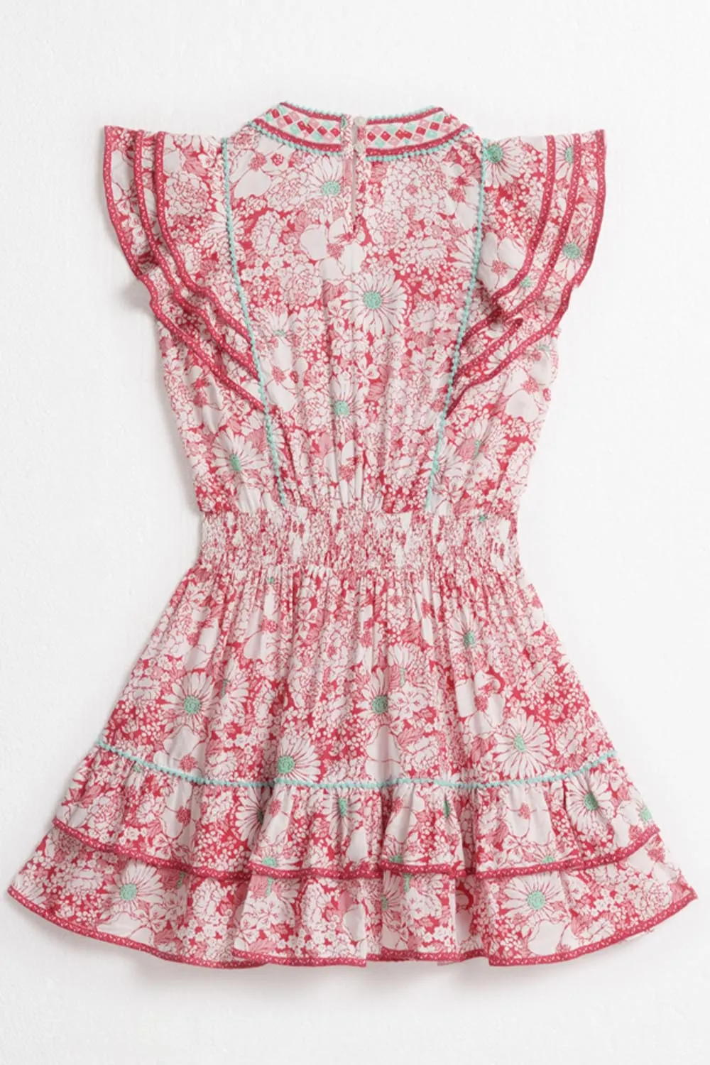 Poupette St. Barth - Kids Camila Mini Dress - Pink 70's Garden