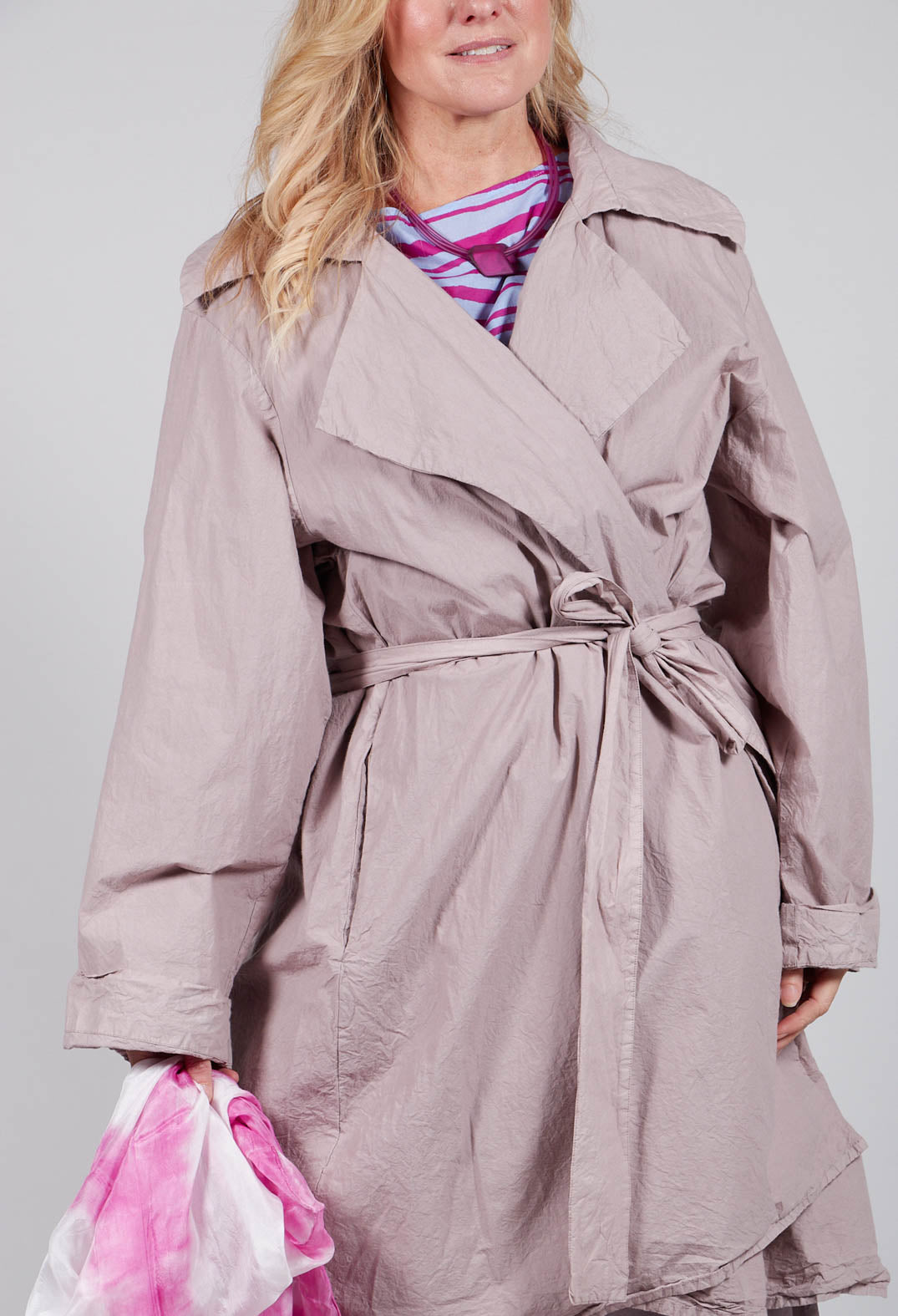 Prozentarm Coat in Myrrhe Purple