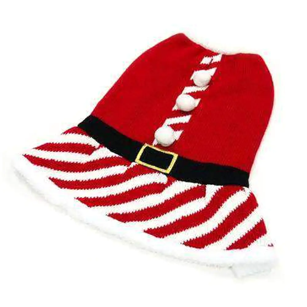 Santa Girl Sweater Dress