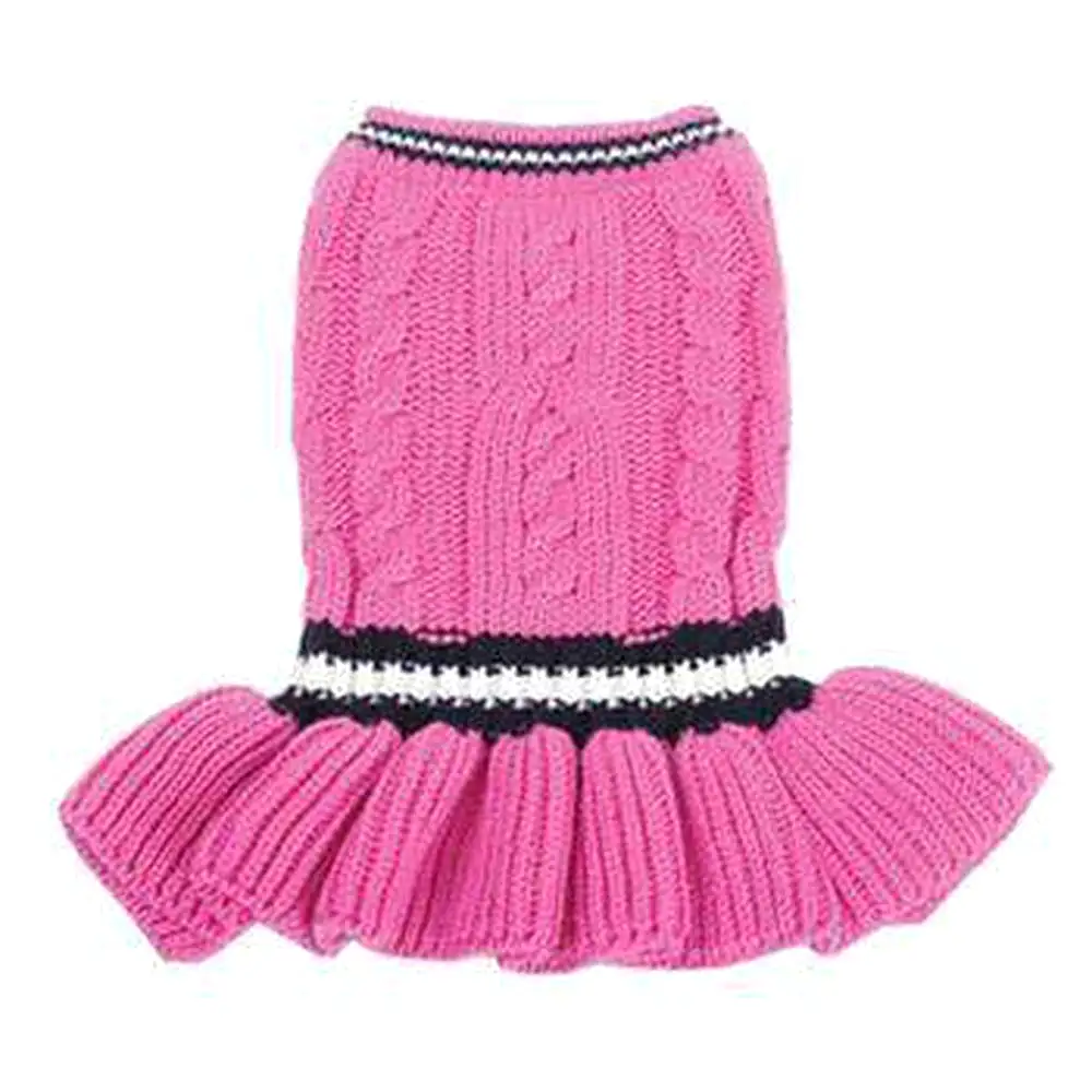 School Girl Dog Sweater Dress