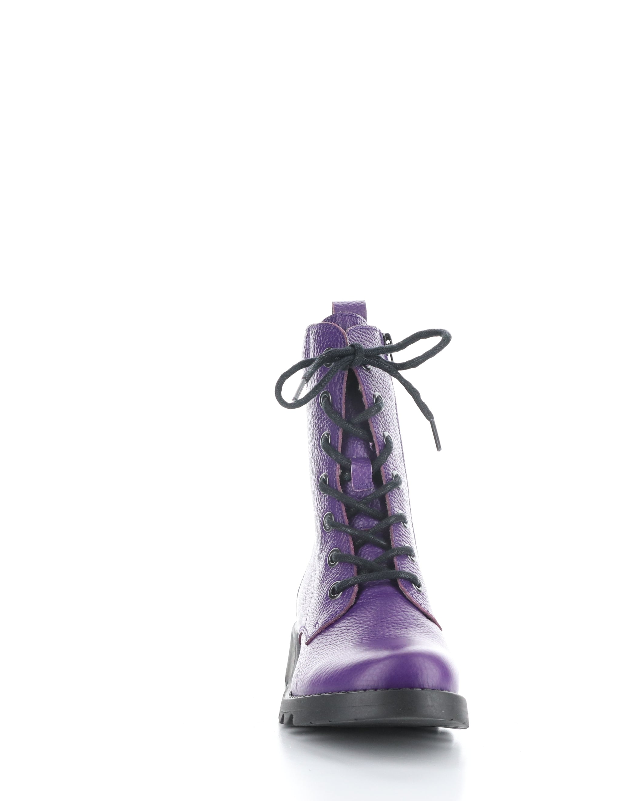 SILF015FLY 006 PURPLE Round Toe Boots