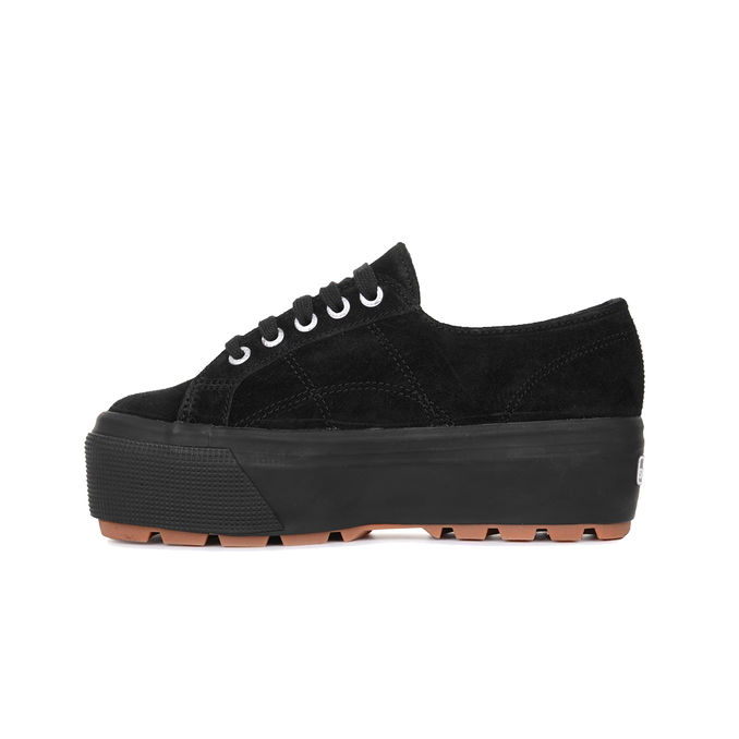 SNEAKER SUEDE PLATFORM Woman Full Black