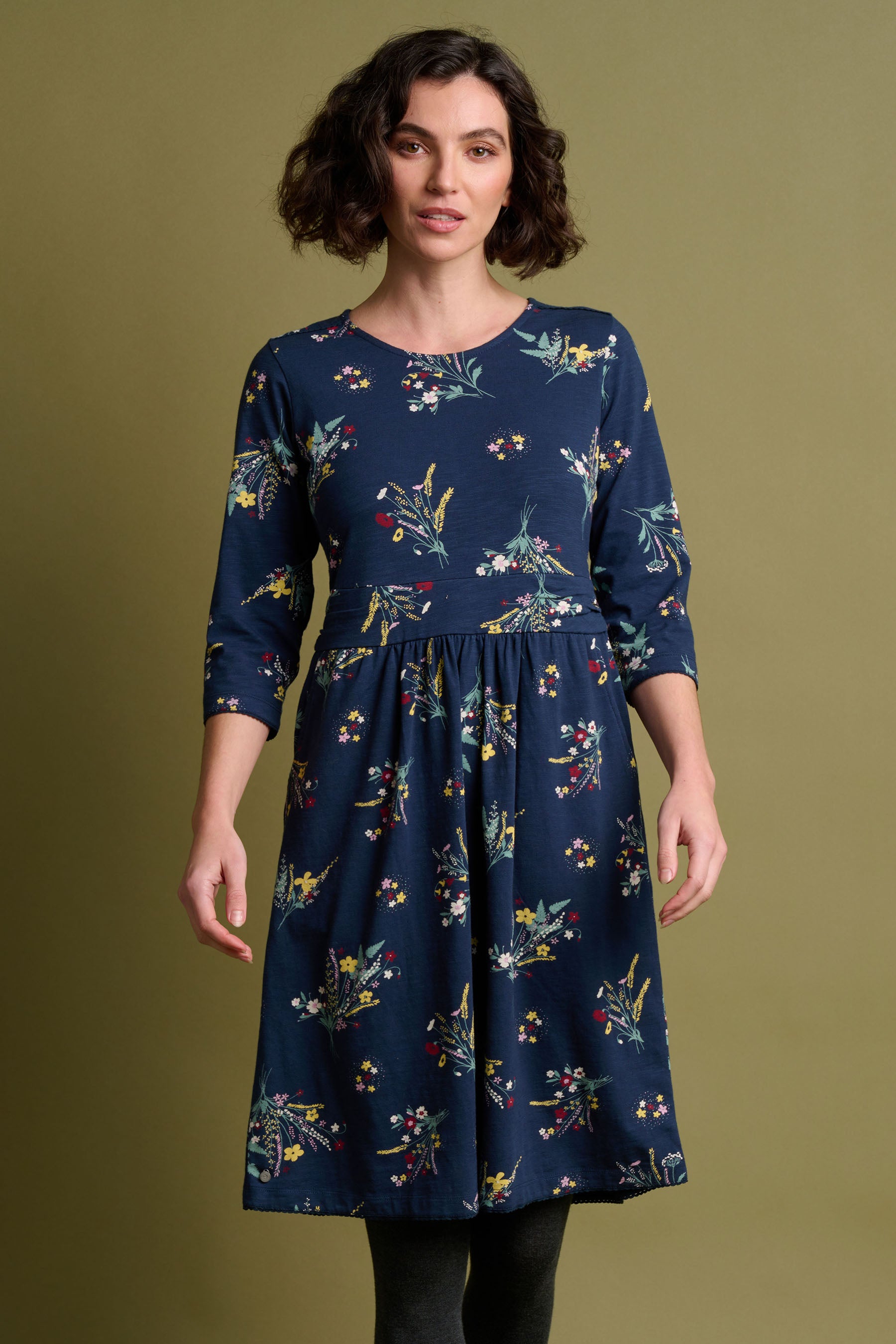 Spring Bunches Tea Dress