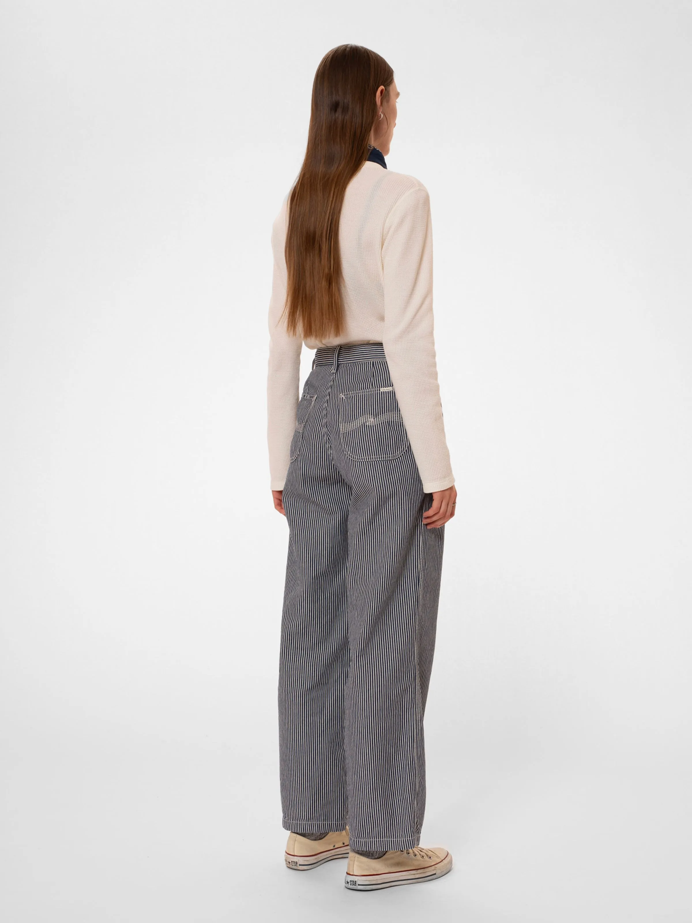 Stina Hickory Striped Pants Blue/Offwhite