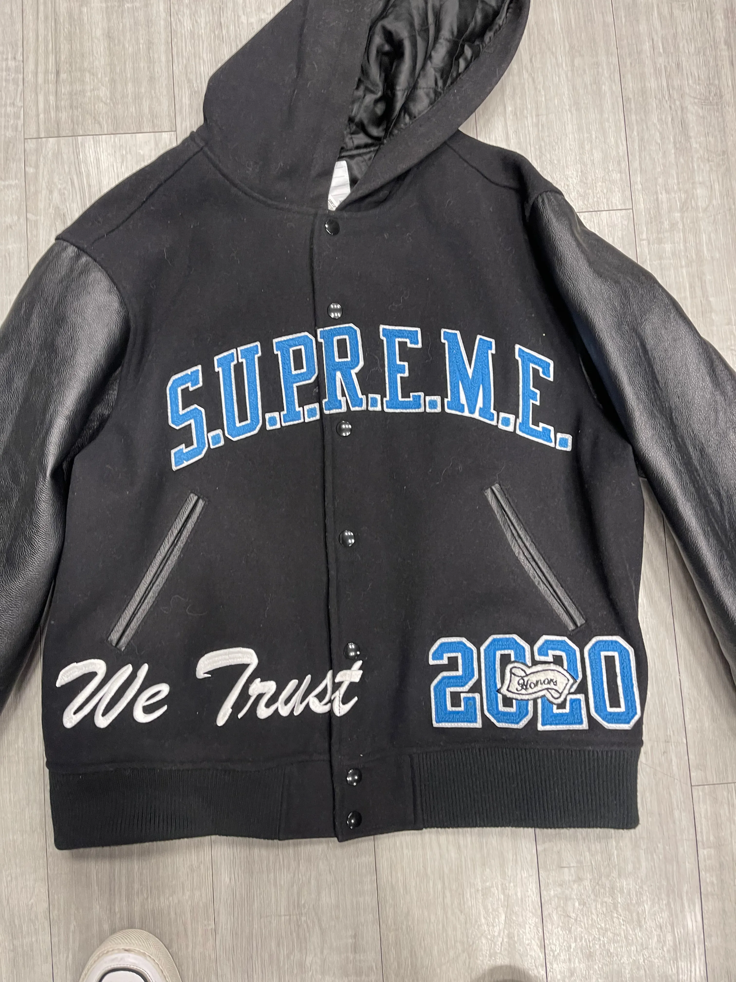 Supreme Letterman Jacket Size Large