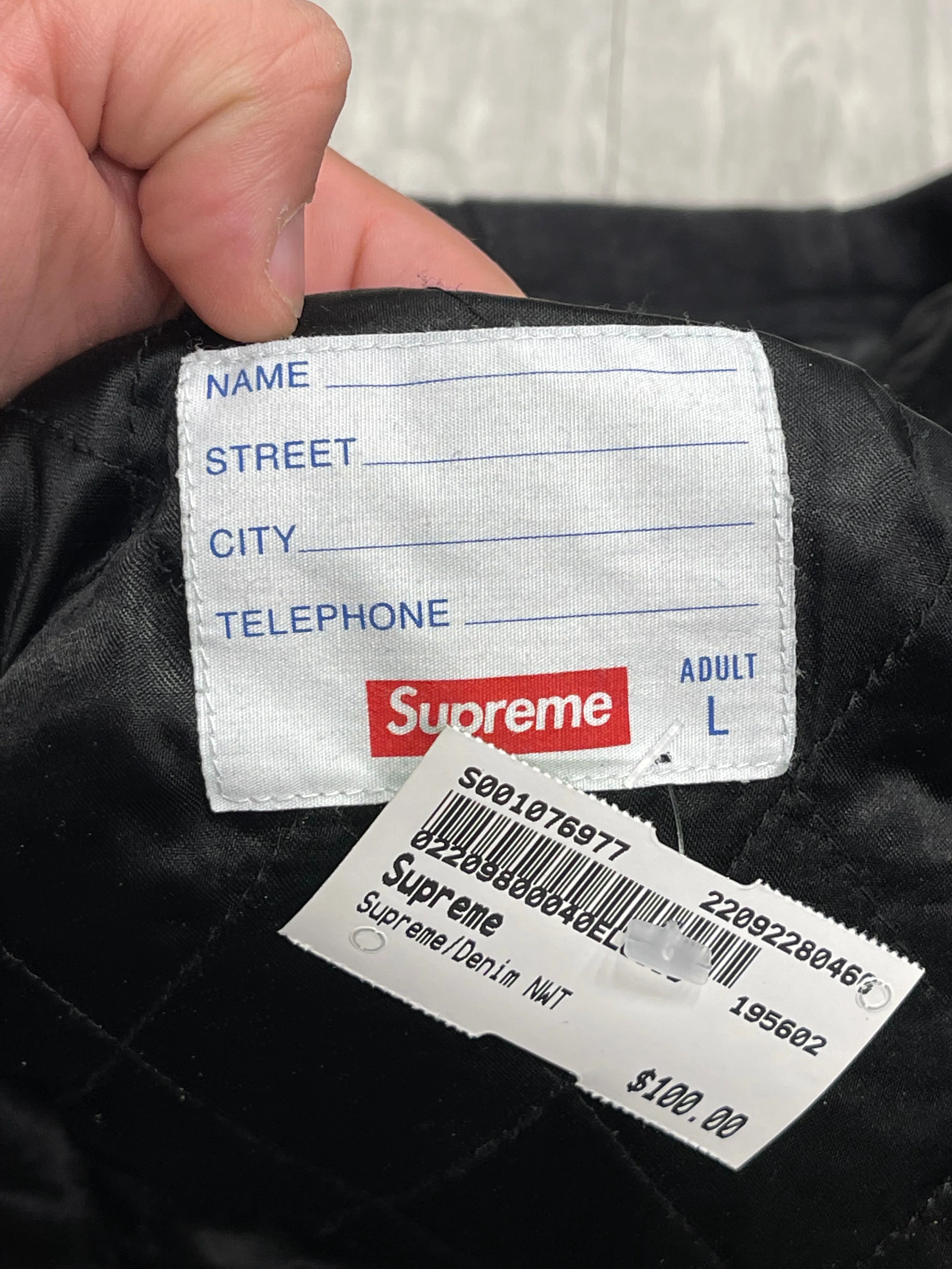 Supreme Letterman Jacket Size Large