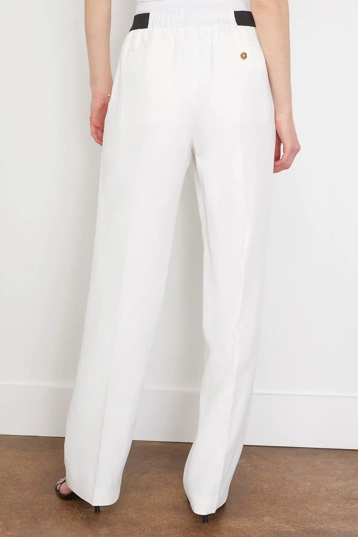 Takaroa Elastic Pant in Ivory