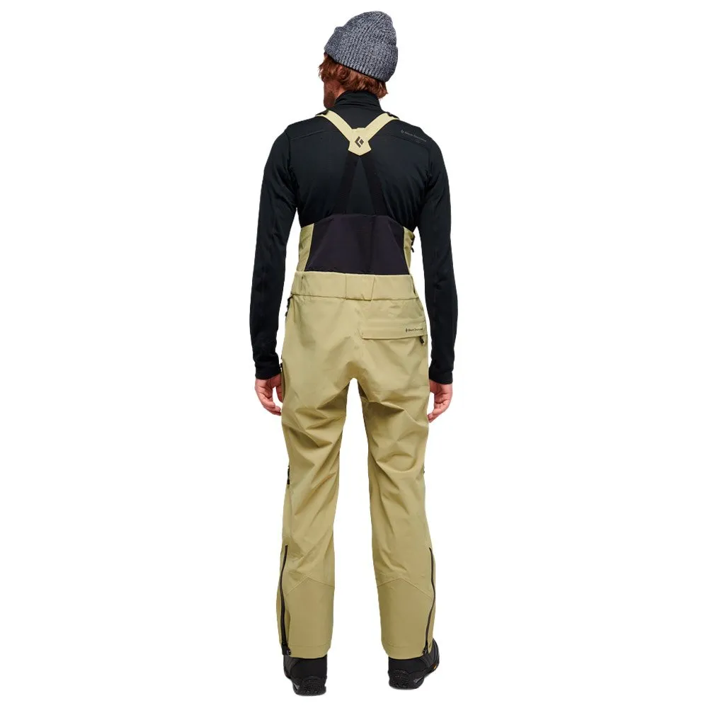 Technical pants Black Diamond ---M Recon Bibs Cedarwood Green