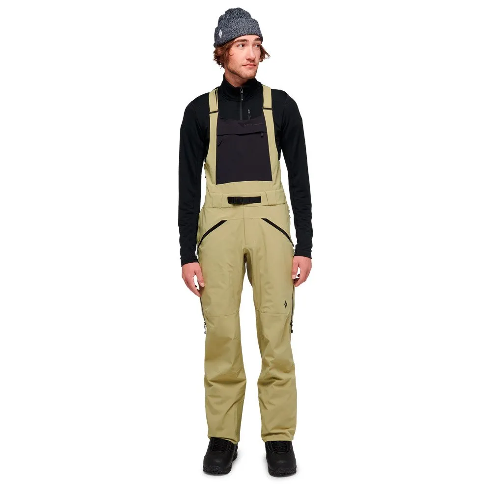 Technical pants Black Diamond ---M Recon Bibs Cedarwood Green