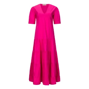 Tiered Maxi Dress - Pink