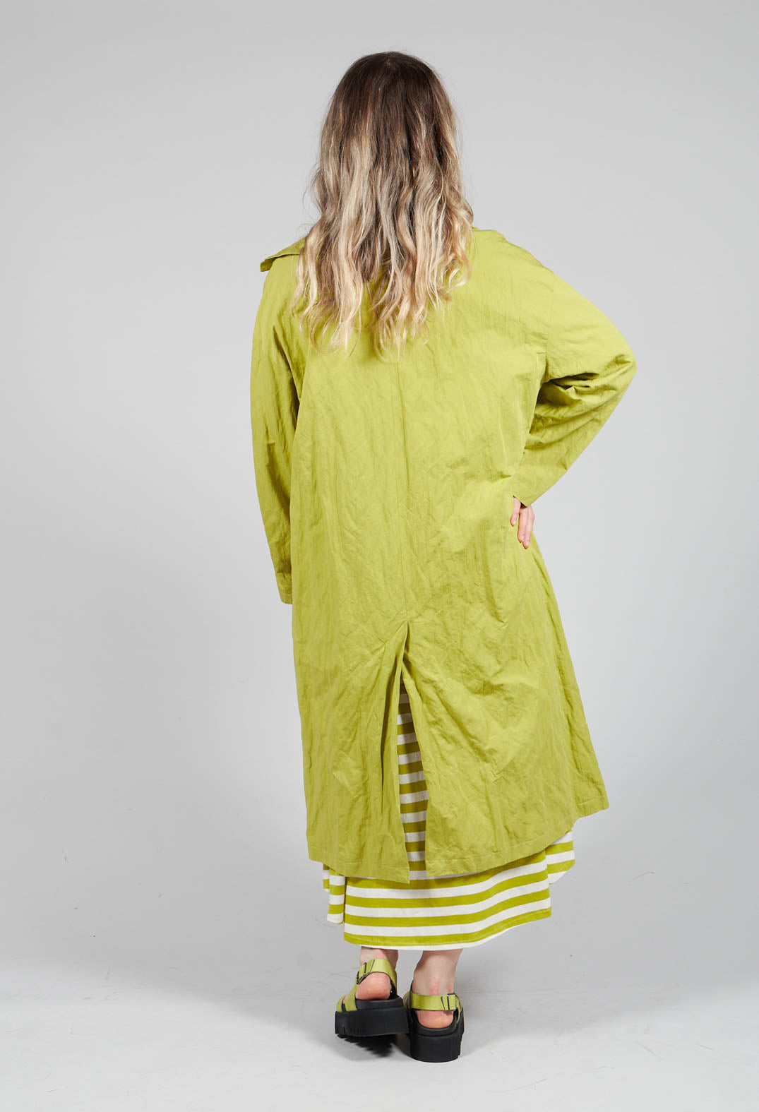 Trench Coat in Pistachio