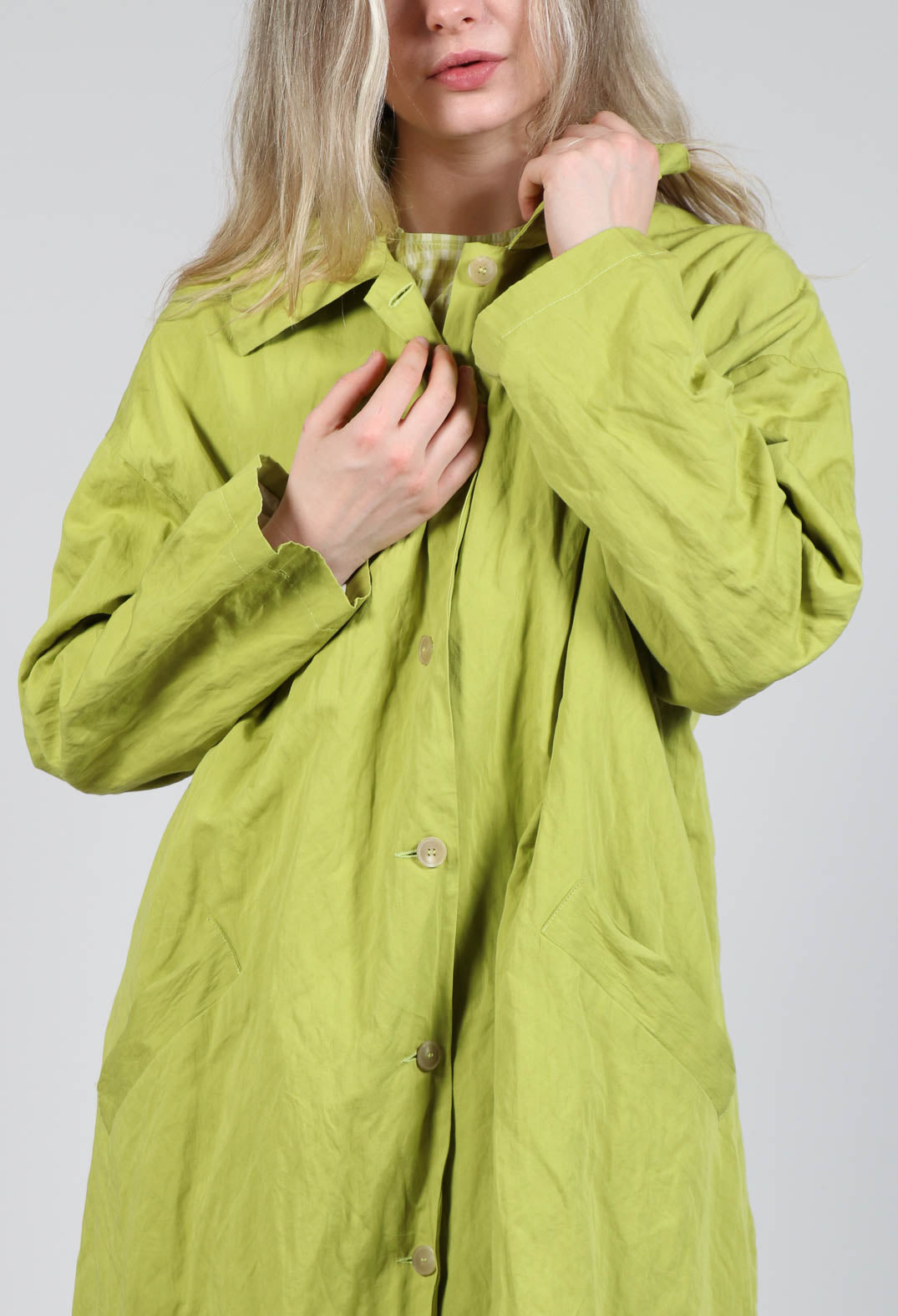 Trench Coat in Pistachio