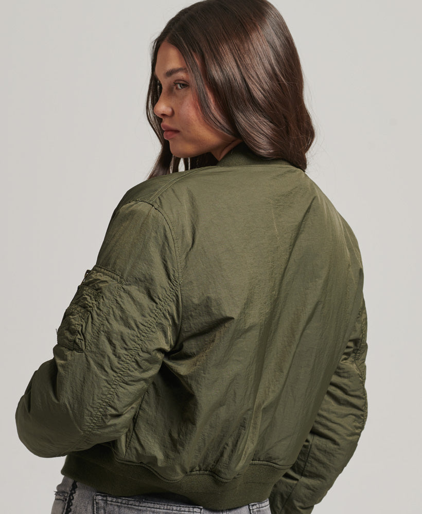 Vintage Aviator Ma1 Bomber | Dark Khaki