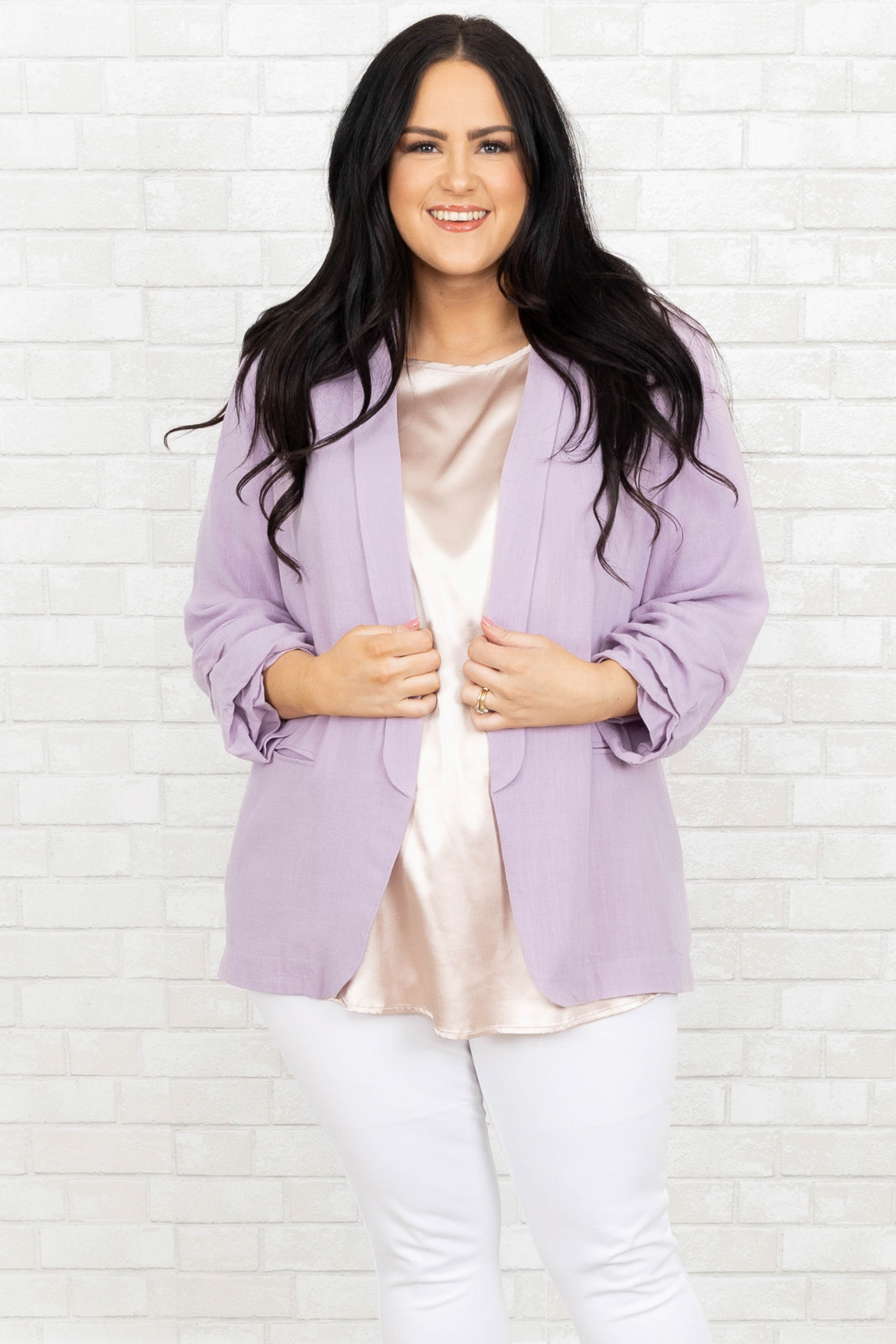 Working In Style Jacket, Lilac