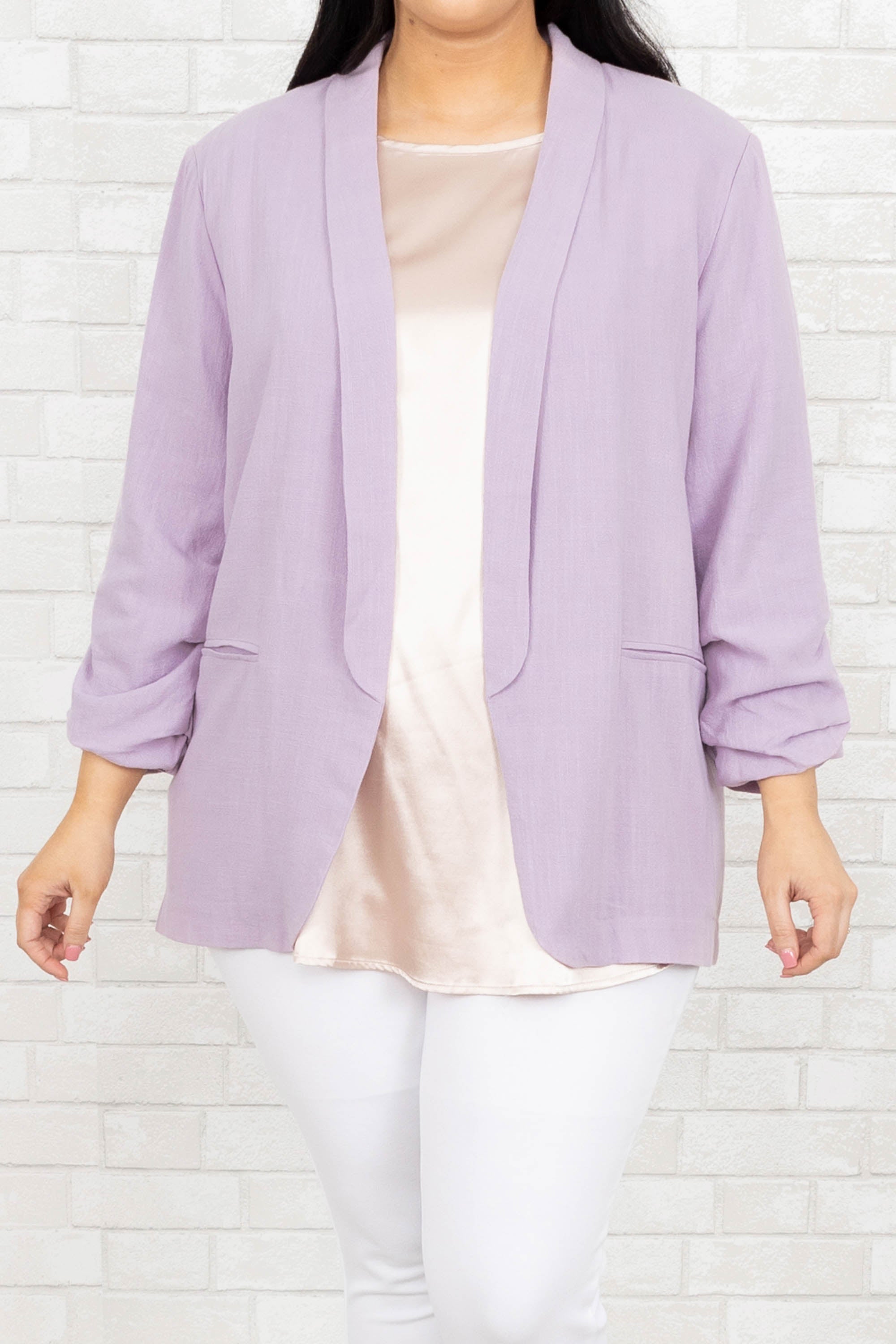 Working In Style Jacket, Lilac