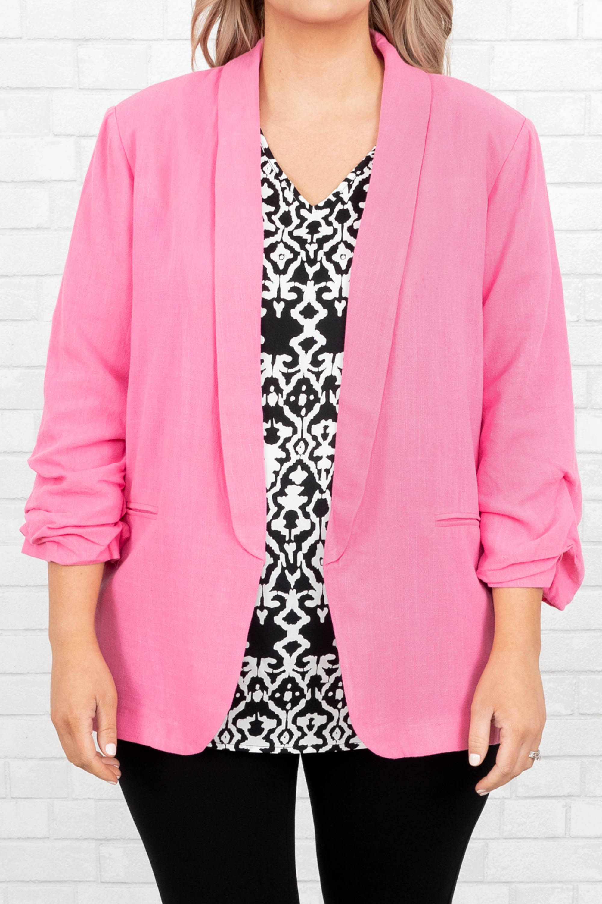 Working In Style Jacket, Pink